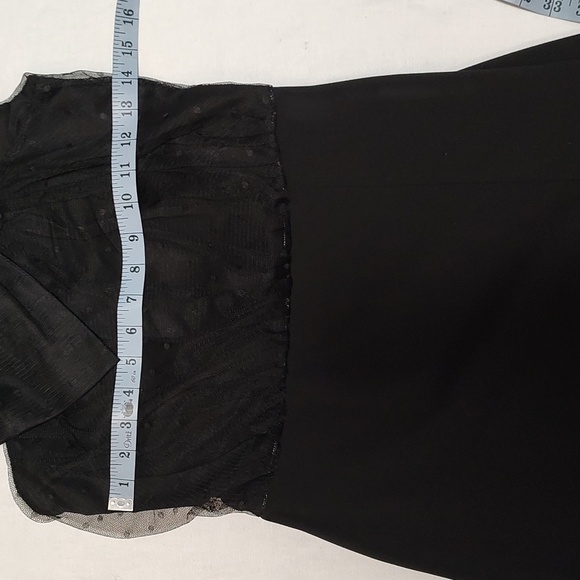 Ladies Express One Shoulder Sleeveless Black Dress  Side Zip & Split Size 2 NWT - Picture 8 of 16